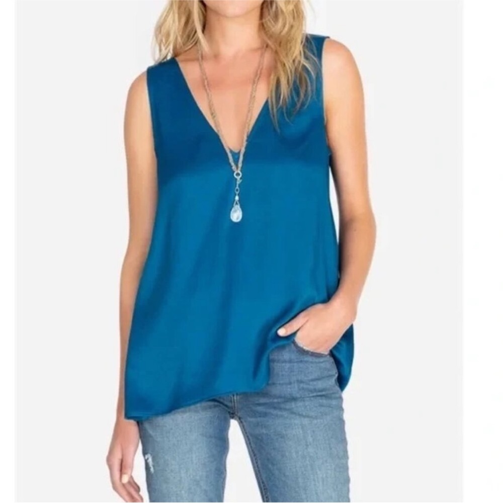 Johnny Was Calme V-neck Tank XL EUC